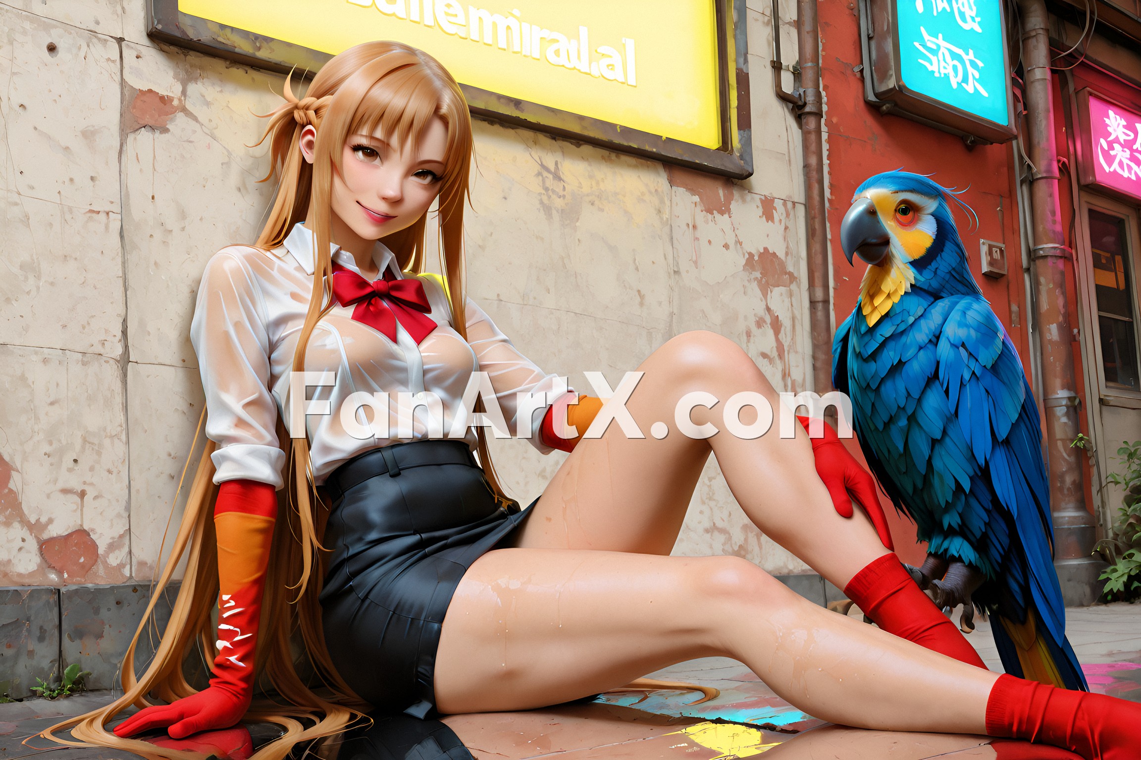 Sao Asuna Yuuki Fanart - Sword Art Online character 4788394